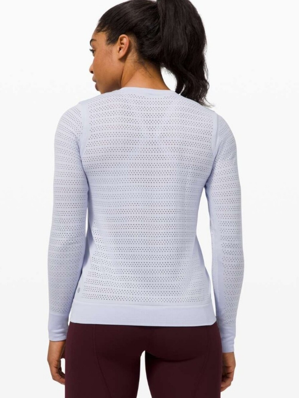lululemon athletica Light Lavender Long Sleeve Knit Top - Picture 4 of 11